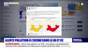 Alpes-Maritimes: l'alerte de niveau 1 à la pollution à l'ozone maintenue