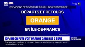 Île-de-France: Bison Futé voit orange dans les deux sens