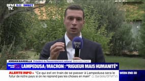 Jordan Bardella (RN): "Emmanuel Macron est le président qui a battu tous les records d'immigration"