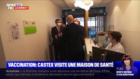 Vaccination: Jean Castex arrive dans une maison de santé parisienne
