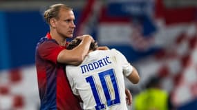 Vida et Modric avec la Croatie, le 24 juin 2024.