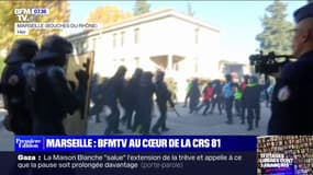 BFMTV au cœur des entraînements de la CRS 81, qui vient d'être déployée à Marseille