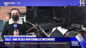 Lille: une école maternelle ravagée par un incendie volontaire, les pompiers ciblés à leur arrivée