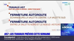 Var: des travaux prévus sur l'autoroute A57 cette semaine