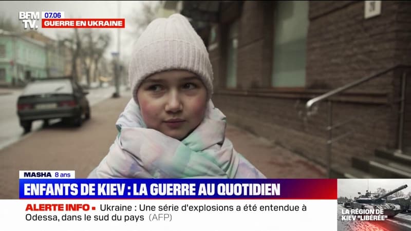 Guerre en Ukraine: le quotidien des enfants de Kiev