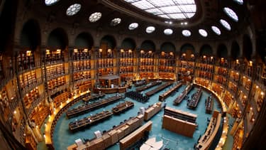 La salle ovale de la BNF
