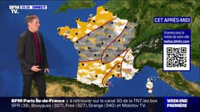 La France sera coupée en deux, avec à l'ouest, des conditions anticycloniques qui nous protègeront et à l'est, un temps plus instable ce dimanche.
