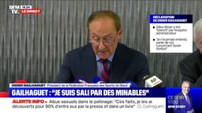 Patinage: "il m'est demandé de démissionner à propos de faits qui remontent à 30 ans (...) c'est dégueulasse", s'emporte Didier Gailhaguet