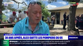 Hautes-Alpes: 38 ans après, Alex Pelloux quitte les pompiers