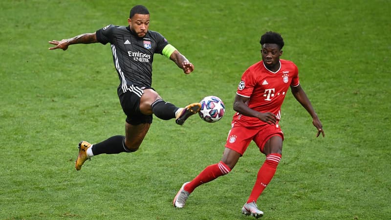 Depay face à Davies