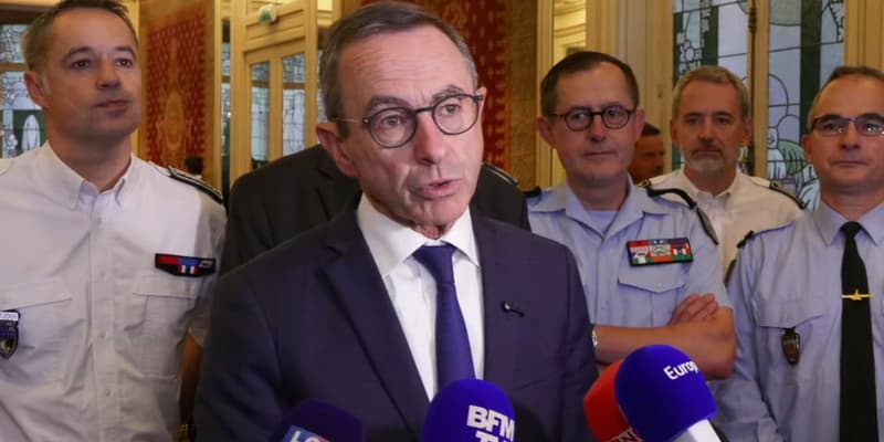Bruno Retailleau, ministre démissionnaire de l'Intérieur, le 2 octobre 2025