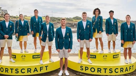 La tenue de la délégation d'Australie pour la cérémonie d'ouverture des JO de Paris 2024 La tenue de la délégation d'Australie pour la cérémonie d'ouverture des JO de Paris 2024
