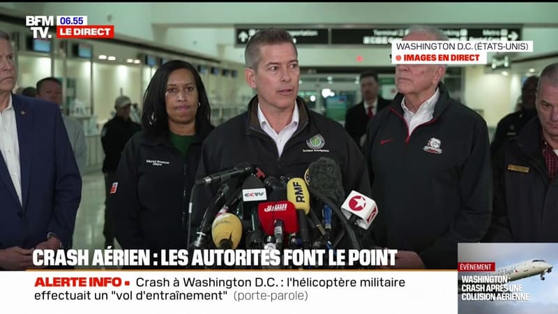 Crash aérien à Washington: 