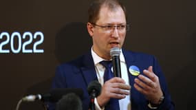 Le ministre ukrainien de l'Environnement Ruslan Strilets, le 14 novembre 2022 lors de la COP27