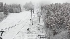 Des chutes de neige ont été observées à Serre-Chevalier dans la nuit du 11 au 12 novembre 2024.