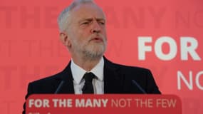 Le chef de l'opposition britannique Jérémy Corbyn le 4 juin 2017 à Carlisle