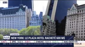 Le mythique Plaza Hotel de New York a été vendu