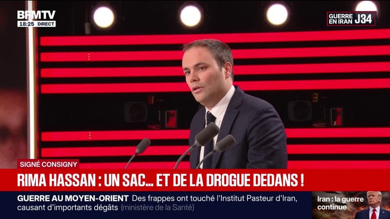 SIGNÉ CONSIGNY - "Je ne suis pas surpris, ni qu'on trouve de la drogue dans son sac, ni qu'elle soit poursuivie pour apologie du terrorisme", déclare l'avocat et essayiste, à propos de Rima Hassan