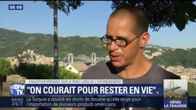 Gênes: "On courrait pour rester en vie", témoigne un chauffeur routier présent sur le pont lors de l'effondrement