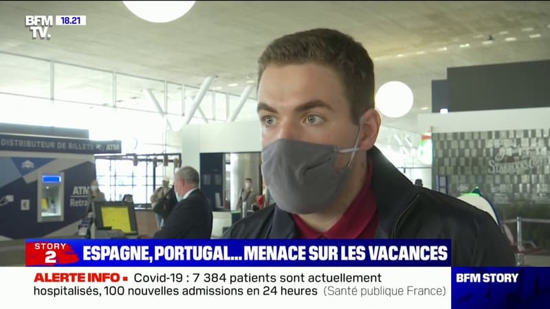"J'attends mes vacances depuis un moment, donc je n'ai pas prévu des les annuler": des voyageurs en direction de l'Espagne et du Portugal témoignent
