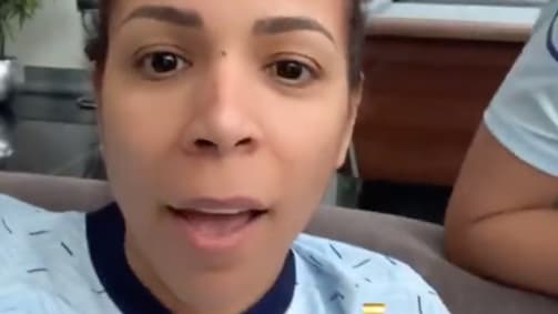 Cette fois, la femme de Thiago Silva a salué Werner Cette fois, la femme de Thiago Silva a salué Werner