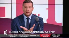 "Le macronisme, c'est le socialisme en pire", dénonce Jordan Bardella