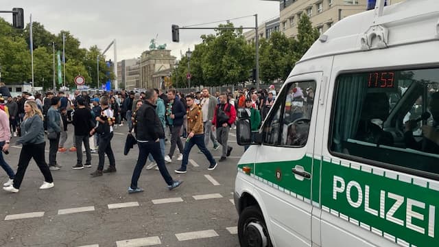 Les supporters allemands à Berlin, le 14 juin 2024.