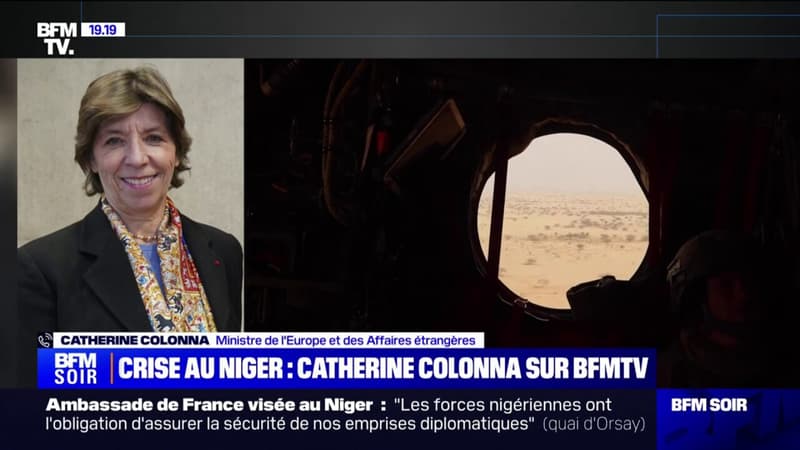 Accusations contre la France au Niger: la ministre des Affaires étrangères, Catherine Colonna, pointe 