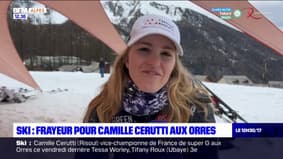 Ski: frayeur pour Camille Cerutti aux Orres qui a chuté avant l'arrivée