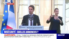 Insécurité: Gabriel Attal annonce "une hausse du budget de la justice"