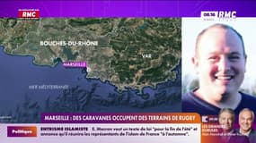 Des caravanes occupent des terrains de rugby à Marseille: "On a dû arrêter les entraînements"