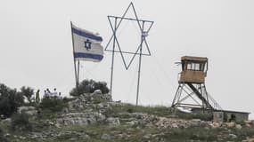 Avant-poste de la colonie israélienne d'Eviatar, en Cisjordanie occupée, le 13 février 2024
