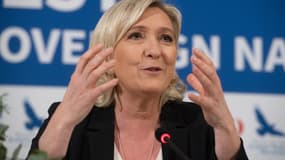 Marine Le Pen à Tallinn, en Estonie