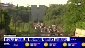 Lyon: le tunnel de Fourvière fermé ce week-end