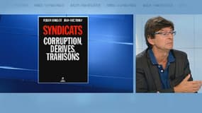 Jean-Marc Touly, co-auteur d'une enquête au vitriol sur les syndicats, mercredi sur BFMTV.
