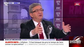 Jean-Luc Mélenchon vendredi 8 avril 2022