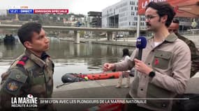 Lyon: à la découverte des plongeurs de la Marine nationale