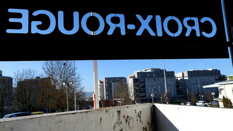 Le quartier prioritaire de Croix-Rouge, à Reims, où un photojournaliste du journal L'Union s'est fait agresser le 27 février, photographié le 1er mars 2021