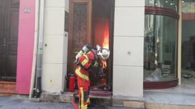L'incendie s'est déclaré vers 17h00 au rez-de-chaussée.