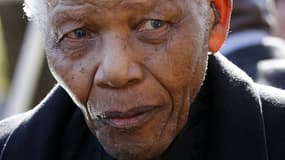 Nelson Mandela, le 17 juin 2010.