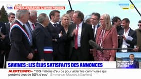 Savines: les élus satisfaits du plan eau d'Emmanuel Macron