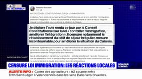 Censure de la loi immigration: les réactions des élus du Nord-Pas-de-Calais