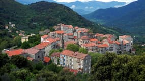 Le village de Sainte-Lucie-de-Tallano en Corse-du-Sud