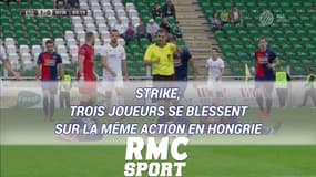 Strike, trois joueurs se blessent sur la même action en Hongrie