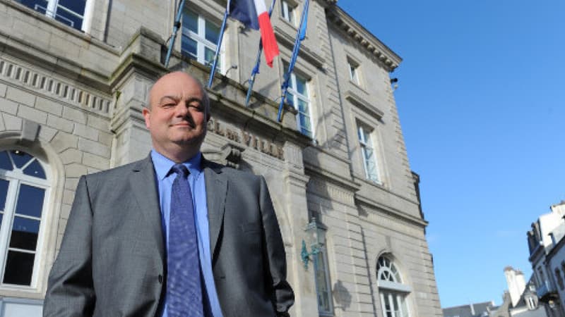 Le maire de Quimper Ludovic Jolivet 