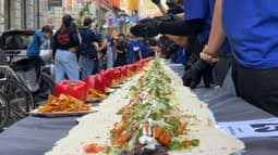 Le restaurant de la Croix-Rousse avait déjà établi un premier record il y a cinq ans, avec un burrito de 20 mètres de long.