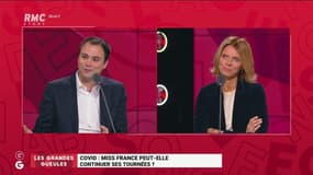 "On ne peut pas mettre Miss France au chômage": sur RMC, Sylvie Tellier défend les bains de foule de Camille Petit
