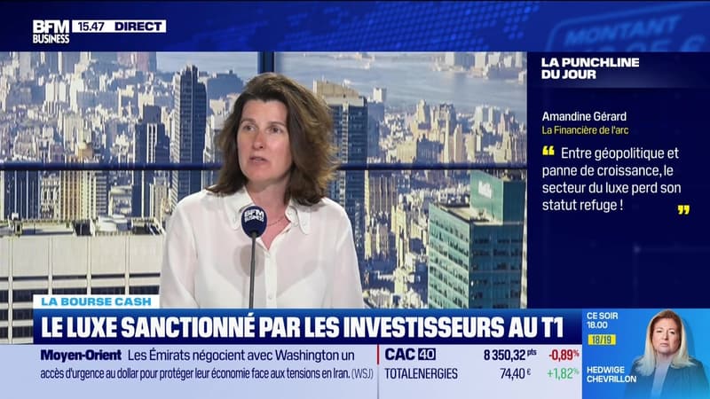 La bourse cash : "Entre géopolitique et panne de croissance, le secteur du luxe perd son statut refuge" - 20/04