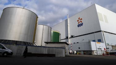 La centrale nucléaire de Fessenheim (Haut-Rhin)