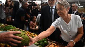 La Première ministre, Elisabeth Borne, s'est fendue d'une visite surprise au marché forain de Saint-Joseph, sur l'Île de la Réunion 